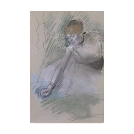 Trademark Fine Art Edgar Degas 'Dancer' Canvas Art, 30x47 BL02231-C3047GG